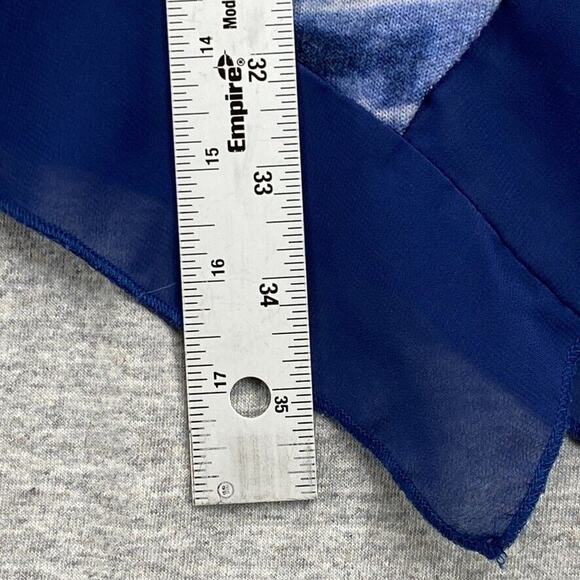 French Bazaar Tunic Blouse Top Womens Extra Large Embellished 3/4 Sleeve - Picture 8 of 8